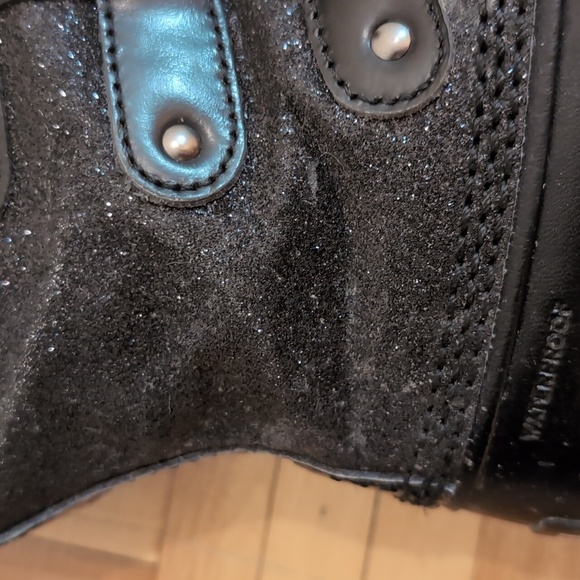 Sorel Tofino black glitter sparkle waterproof winter boots size 6 - Picture 5 of 12